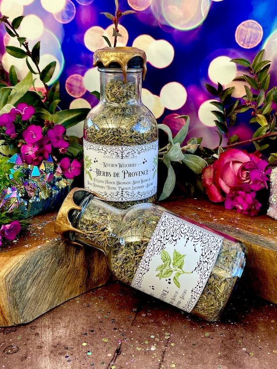 Herbs de Provence ~ French Cooking, cooking spices, cooking herbs, kitchen witchery, kitchen witch, Hearth witch, Anita Apothecary