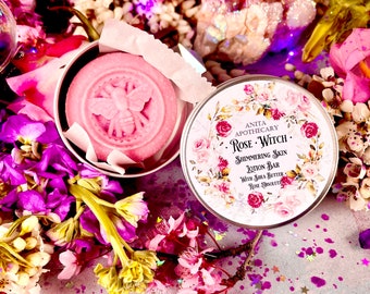 Rose Witches Lotion Bar ~ Anita Apothecary, Lotion bar, hand lotion, natural organic lotion, Shea butter lotion, Witch oil, Witches oil