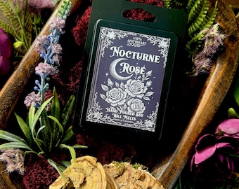 Nocturne Rose Soy Wax Melts | Anita Apothecary, Hand Poured Witchy Wax Tarts, Folk Witch Apothecary Home Fragrance, Rose Witches Wax Melts