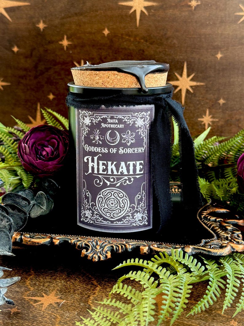Goddess Hecate Ritual Candle - Anita Apothecary, Hekate Candle, Hecate ...