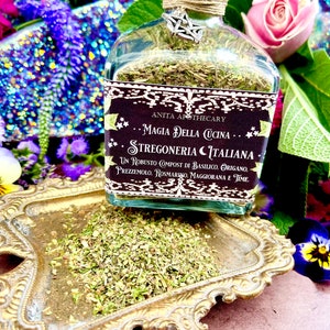 Stregoneria Italiana | Anita Apothecary, Italian cooking spices, cooking herbs, kitchen witchery, Italian kitchen witch, Strega Hearth witch