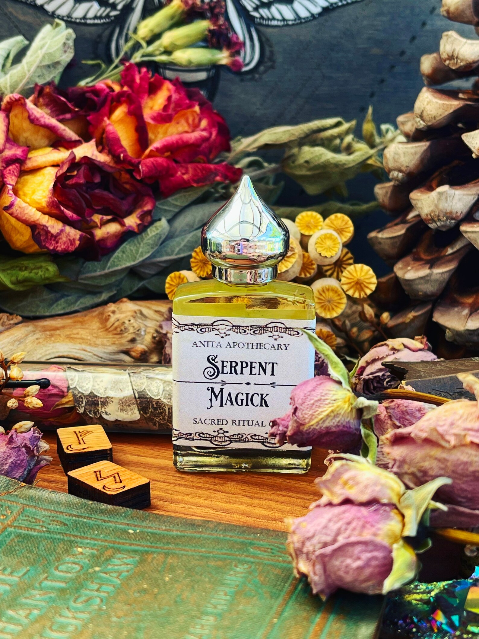 Serpent Magick Snake Oil Snake Witchcraft Oil Snake Skin Etsy