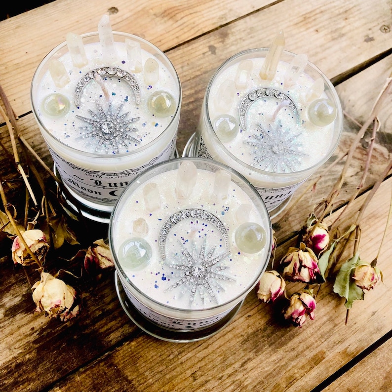Luna Candle Goddess of the Moon Ritual Candle Wiches Candle Etsy