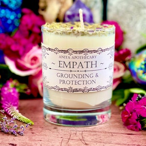 Empath Protection Candle ~ Anita Apothecary, Empath candle, Empath oil, Empath jewelry, Mercury Retrograde candle, sensitive persons