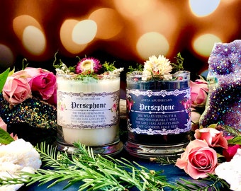 Persephone Ritual Candles ~Demeter, Hecate, Hekate, Witch Candle, Witchcraft candle, Witches Candle, Ritual Candle, Magick, Anita Apothecary