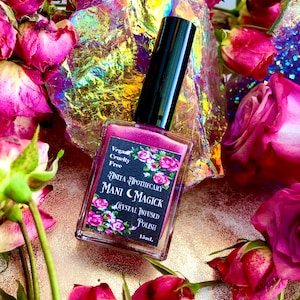 Venus ~ Mani Magick by Anita Apothecary, Crystal nail polish, nail paint, holographic nail polish, color shift nail polish, nail art