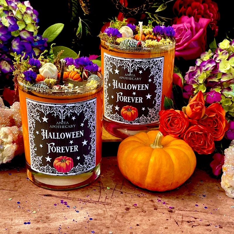 Halloween Candle - Etsy