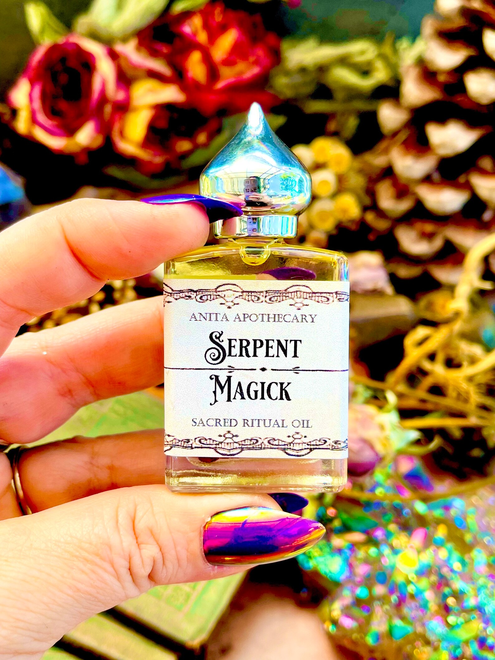Serpent Magick Snake Oil Snake Witchcraft Oil Snake Skin Etsy