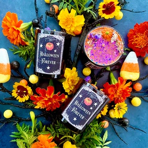 Halloween Forever Votive Anita Apothecary, Halloween candles, Halloween Decor, Pumpkin candles, pumpkin spice candle, Day of the Dead image 9