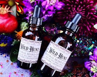 Wild Hunt Beard Oil ~ Mens grooming, Mens beard oil, natural beard oil, beard oil, essential oil bears oil, Anita Apothecary