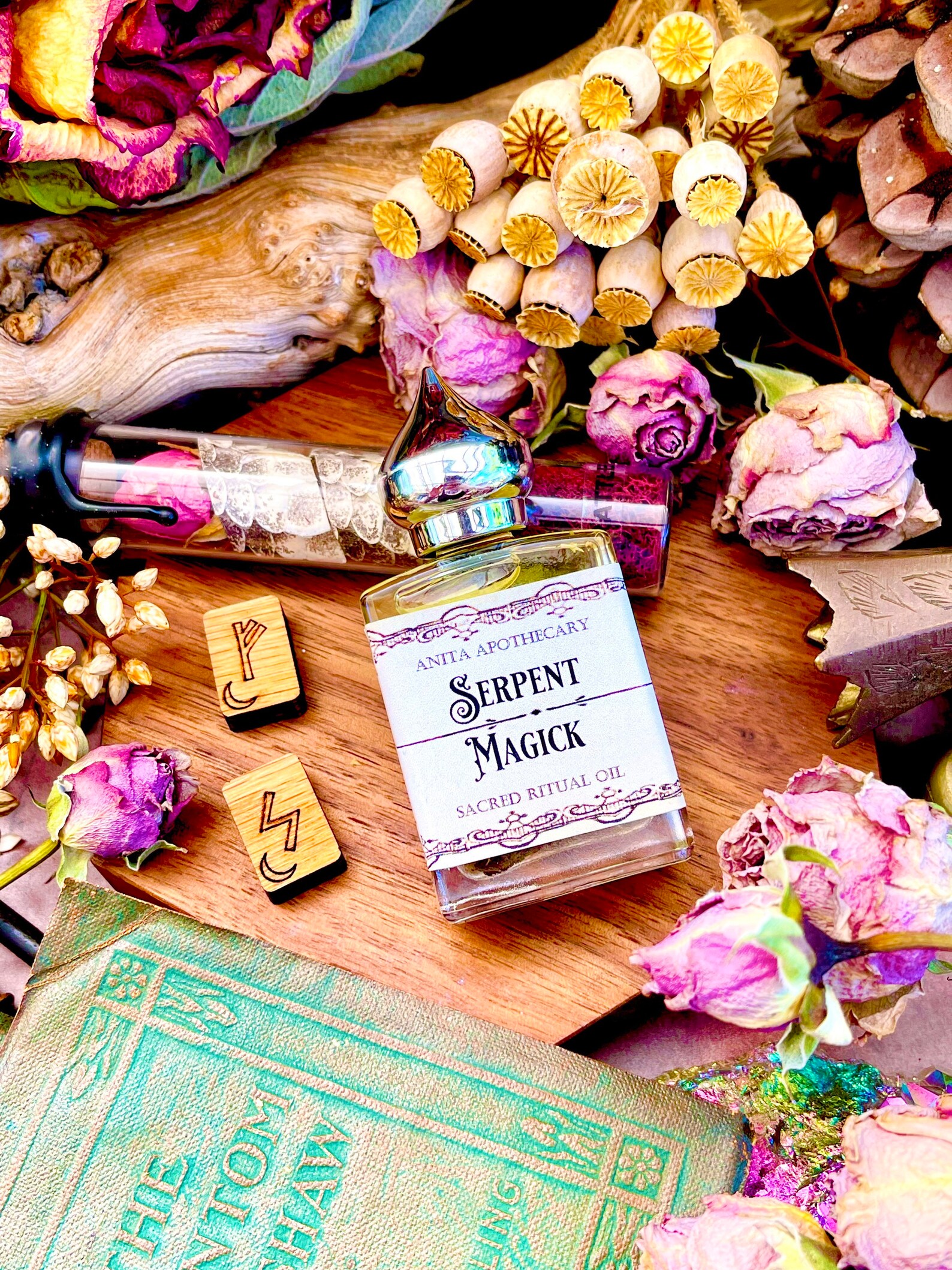 Serpent Magick Snake Oil Snake Witchcraft Oil Snake Skin Etsy