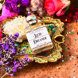 Lucid Dreamer Oil | Anita Apothecary, Lucid Dreams, God Morpheus, Goddess Nyx, Dreamers Oil, Nyx Oil, Dream Magick