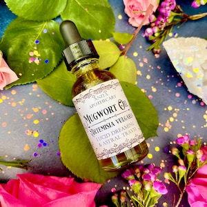 Mugwort Oil ~ Anita Apothecary, Pure Mugwort Oil, MUGWORT oil, Organic Mugwort, Mugwort herb, dried mugwort