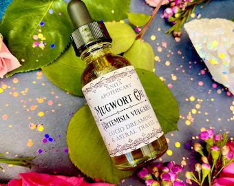Mugwort Oil ~ Anita Apothecary, Pure Mugwort Oil, MUGWORT oil, Organic Mugwort, Mugwort herb, dried mugwort