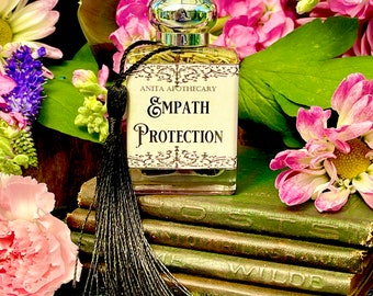 Empath Oil - Protection Ritual Oil, Witchcraft Magick Black Tourmaline Moon Amethyst Wicca Witch Oil Goddess Anita Apothecary