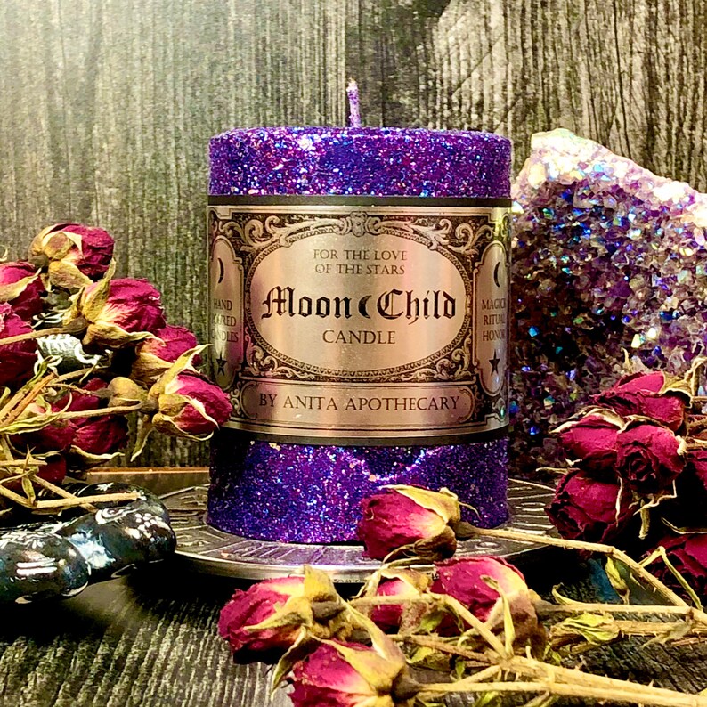 Moon Child Candle Astrology Candle Zodiac Candle Etsy