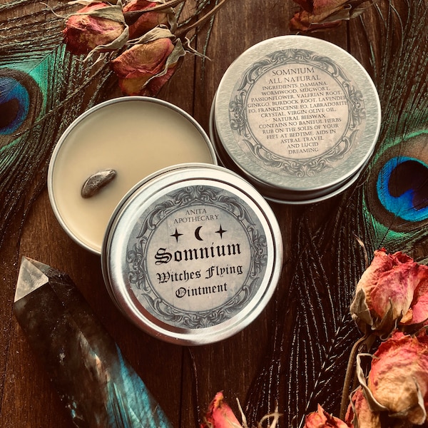 Somnium ~ Witches Flying Ointment, Goddess Nyx, God Morpheus, Lucid Dreaming Oil, Astral Travel, Anita Apothecary