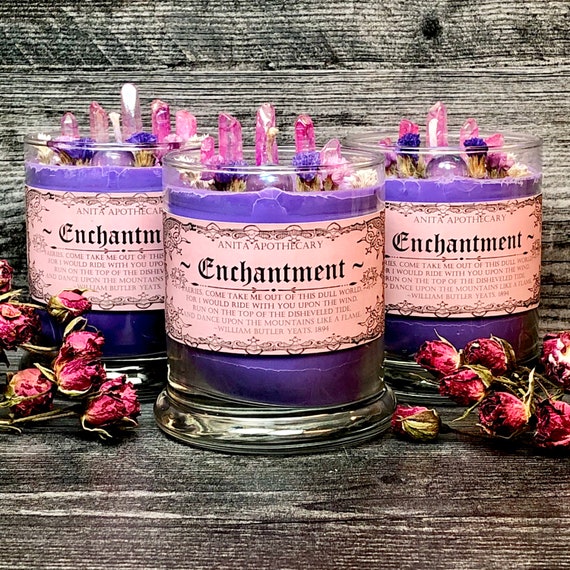 Fae Magic intention candle Spell Candle Magic Fairy Candle Faerie Fey Witch Candle