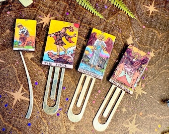 Grimoire Bookmarks | Anita Apothecary, Book of Shadws, Tarot witch bookmark, Witches Bookmarks, Book Girly gifts, Dark Romance book gift