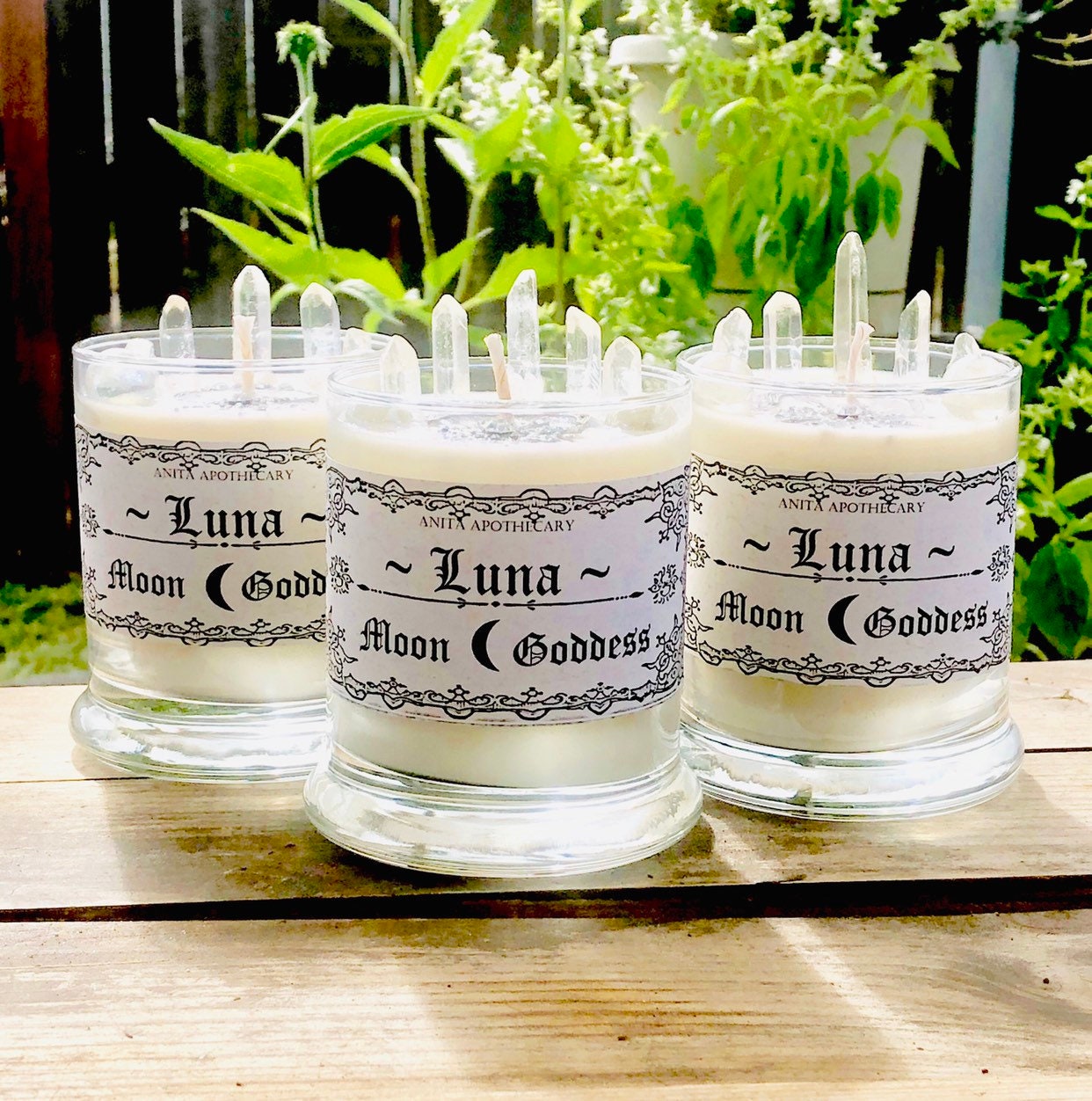 Luna Candle Goddess of the Moon Ritual Candle Wiches Candle Etsy