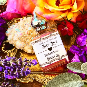 SELF LOVE Beauty Oil~ Inspirational Perfume, Self Love Candle, Witchcraft Oil, spell kit, pampering, Mother&#39;s Day candle, Anita Apothecary