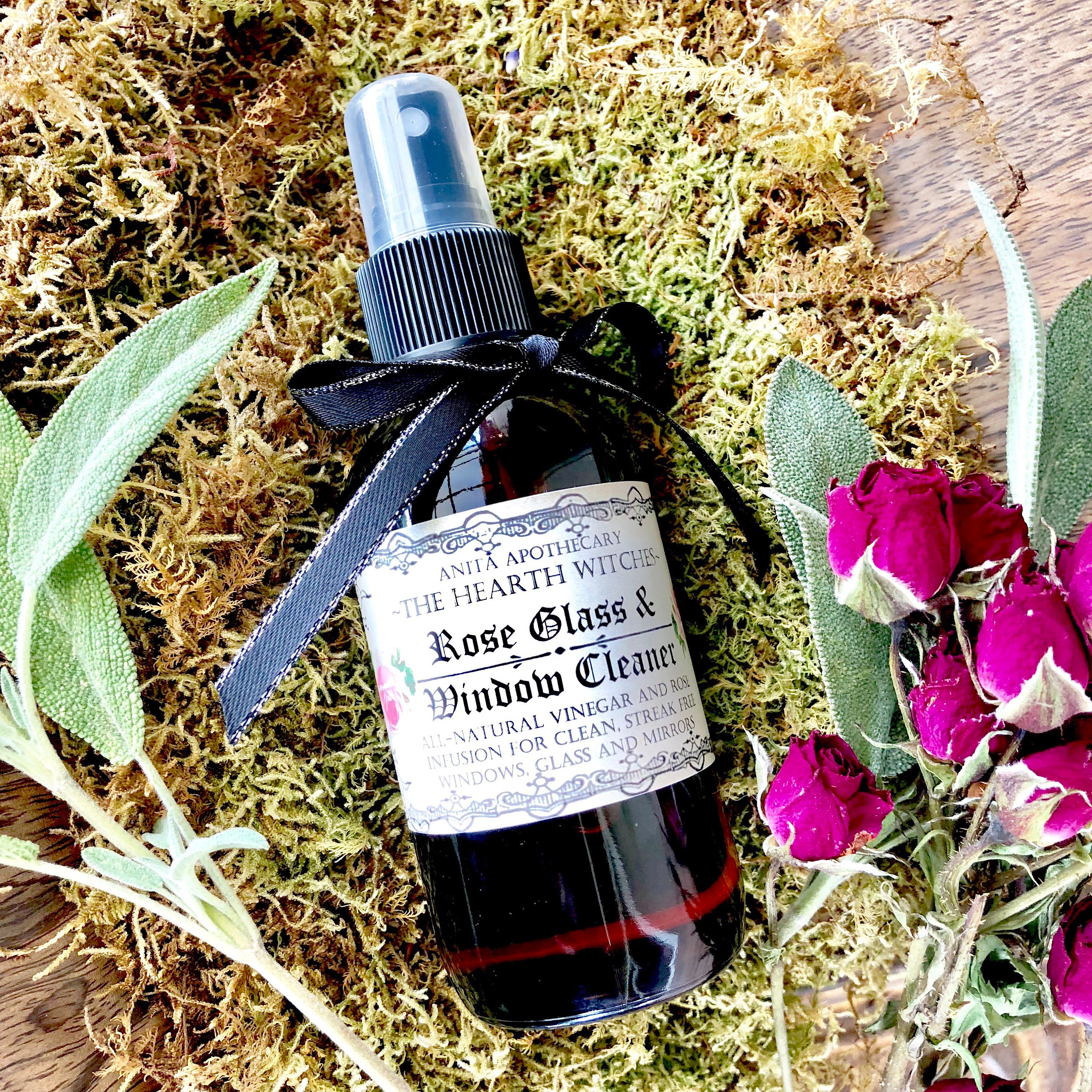 RETIRING!! Natural Rose Glass and Window Cleaner~ Natural cleaning sp…