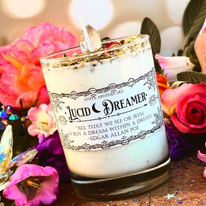 ORIGINAL Lucid Dreamer Candle ~ Dream Spell, Dreams, Dream Magick, Witches spell candle, Witchcraft candle, Spell candle, Anita Apothecary