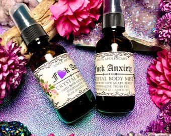 F*CK ANXIETY MIST ~ Anita Apothecary, anxiety candle, anxiety sucks, mental health gift, mental health candle, witch candle, spell candles