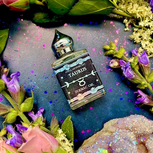 Taurus Zodiac Oil ~ Anita Apothecary, Astrology oil, Leo gift, Zodiac gift, Astrology tools, Astrology Candle, Witchcraft ritual oils