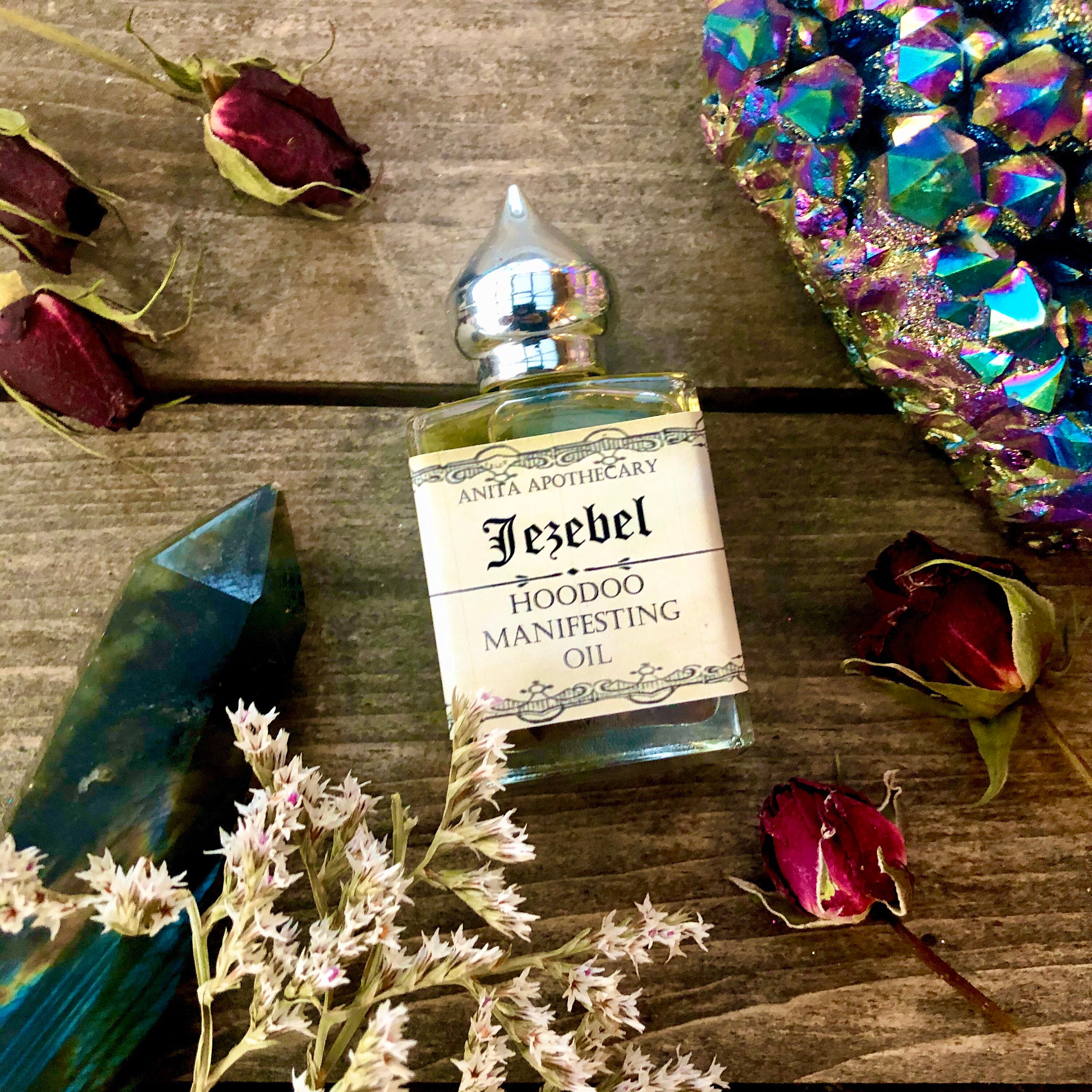 Jezebel Oil ~ Anita Apothecary, Hoodoo oil, manifesting oil, ritual o…