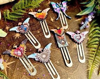 Grimoire Bookmarks | Anita Apothecary, Book of Shadws, Tarot witch bookmark, Witches Bookmarks, Book Girly gifts, Dark Romance book gift
