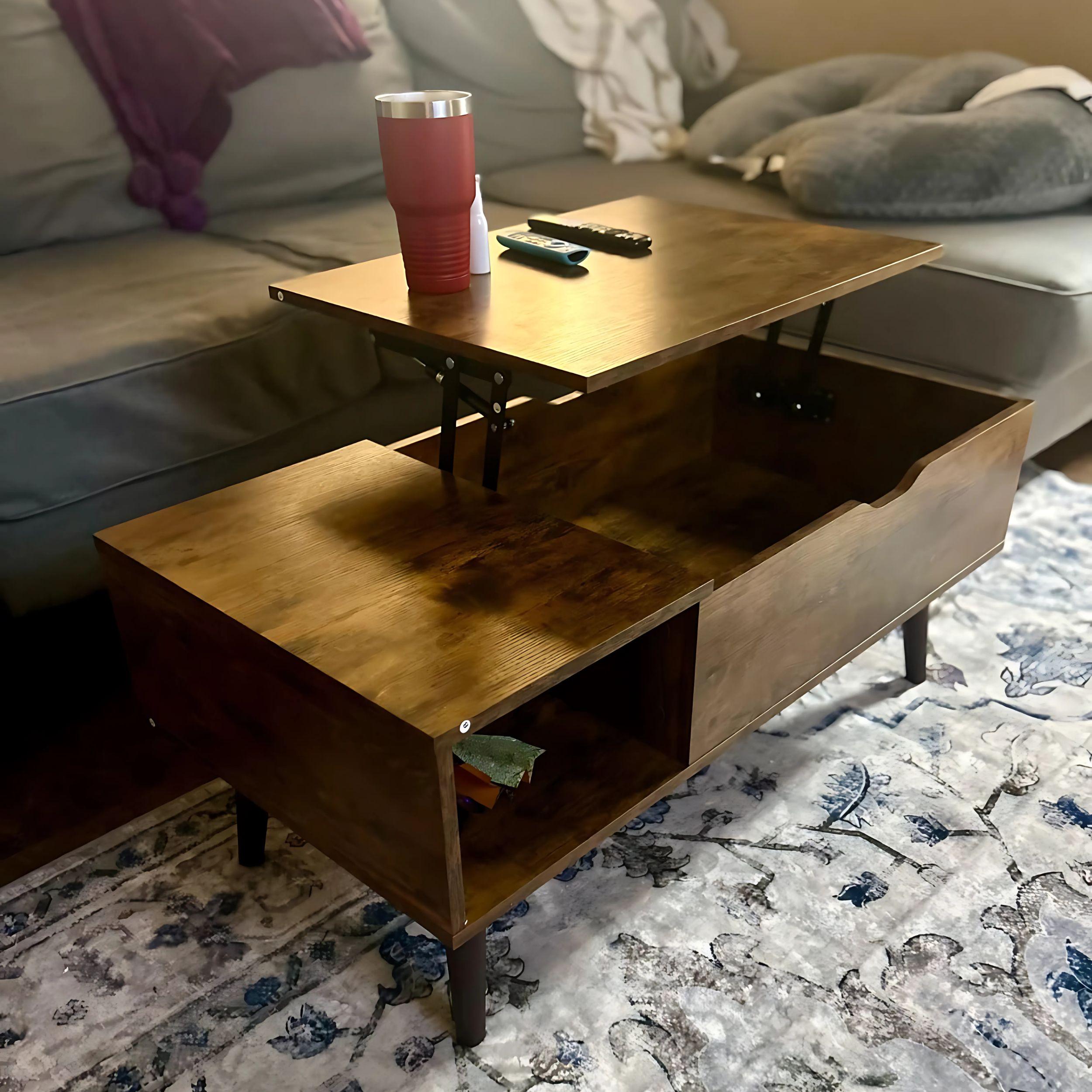 Hidden Storage Coffee Table Lift Top Coffee Table With Hidden Storage ...