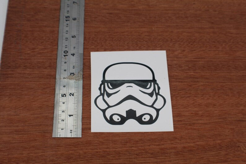 Stormtrooper Car Decal - Star Wars Vinyl Sticker For Truck, SUV, Or Laptop (Empire Design)