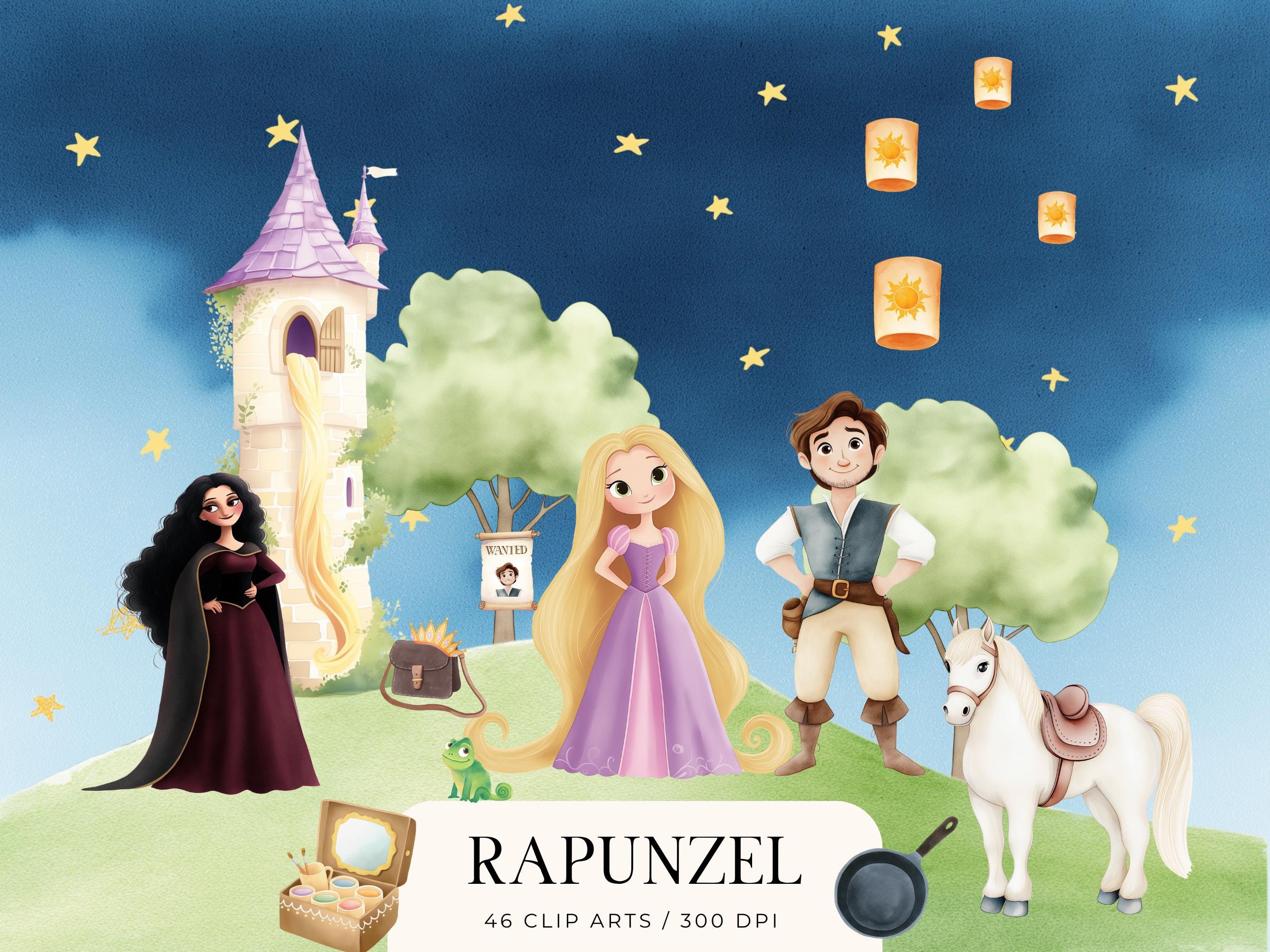 Rapunzels tower art - Etsy Österreich, image size:2700x2025