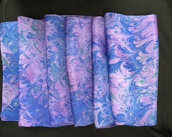 Purple Silk Scarf