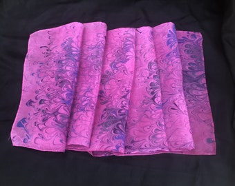 Pink Sunset Silk Scarf