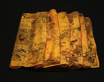 Gold Silk Scarf