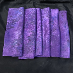 Purple Silk Scarf