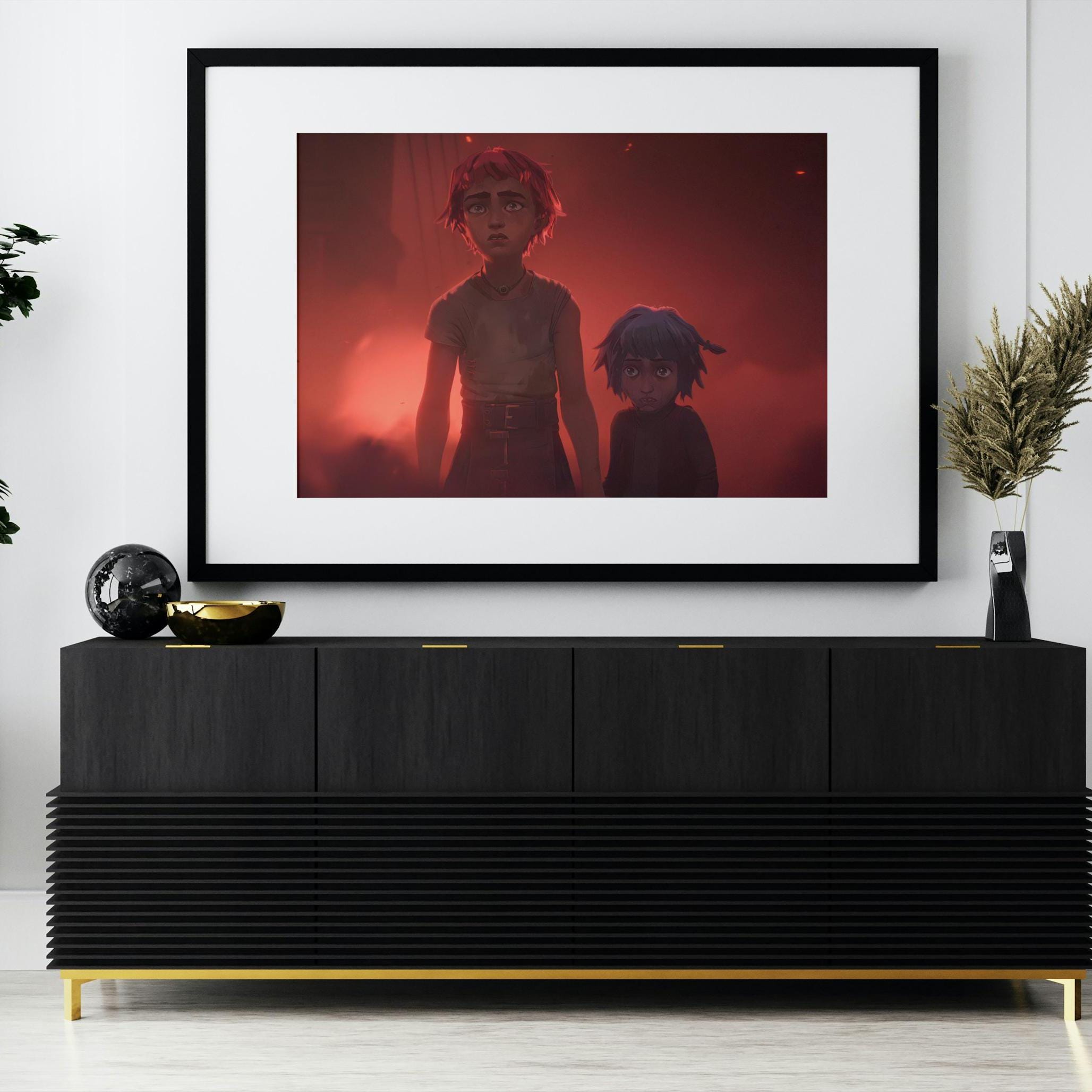 Arcane Digital Print Wall Art: Young Vi and Powder (jinx) - Etsy