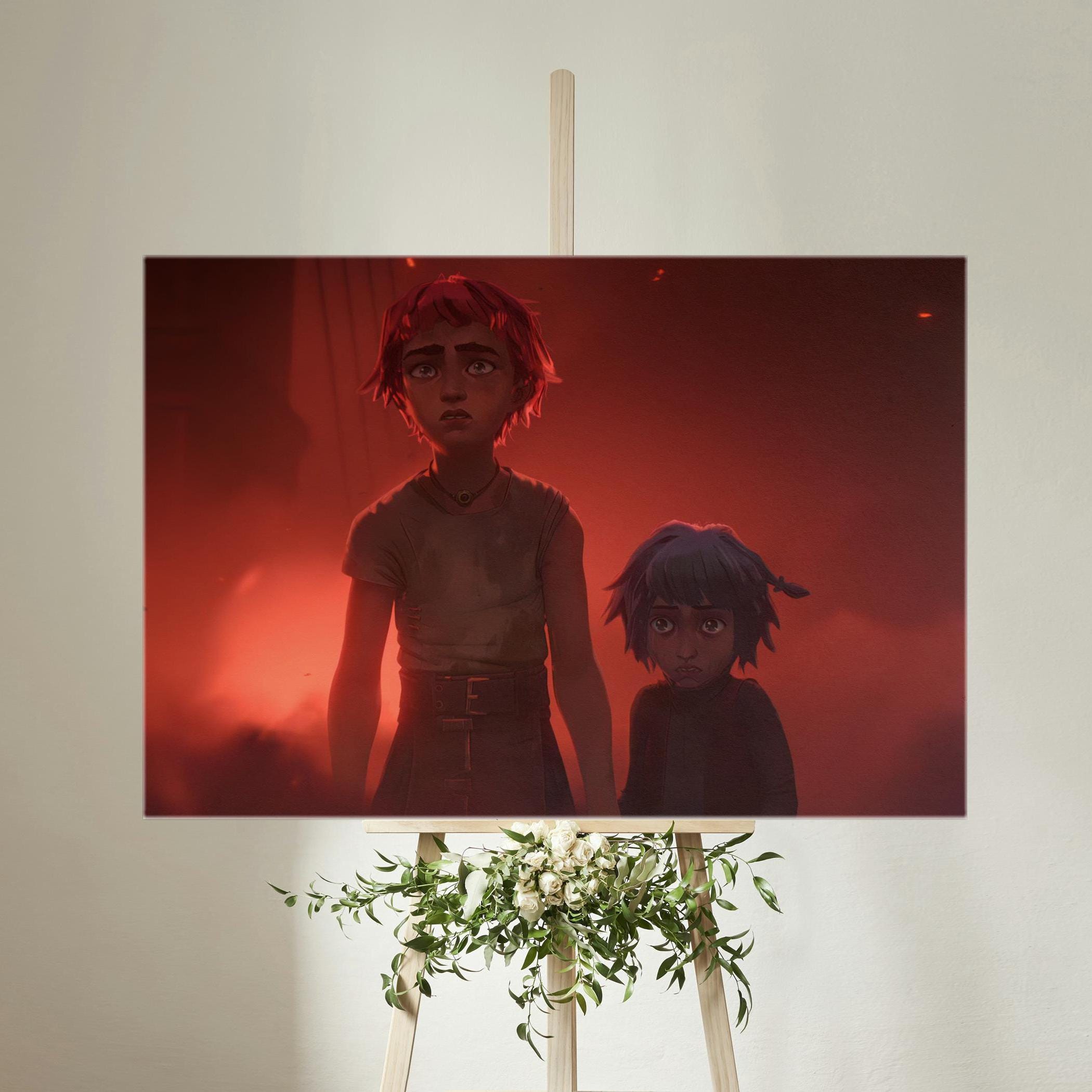 Arcane Digital Print Wall Art: Young Vi and Powder (jinx) - Etsy
