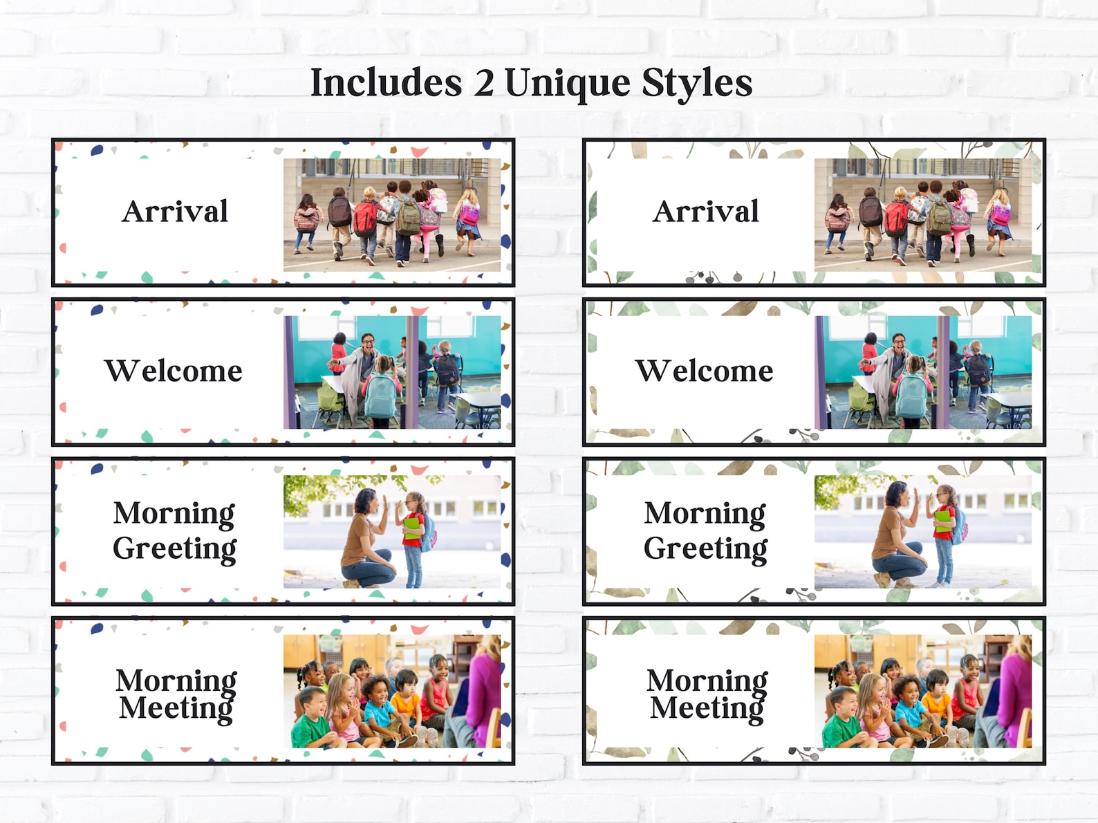 Process And Routine Signage Daycare and Preschool Visual Schedule Classroom Routine Daily Schedule ...