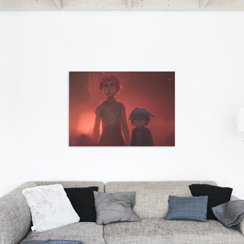 Arcane Digital Print Wall Art: Young Vi and Powder (jinx) - Etsy