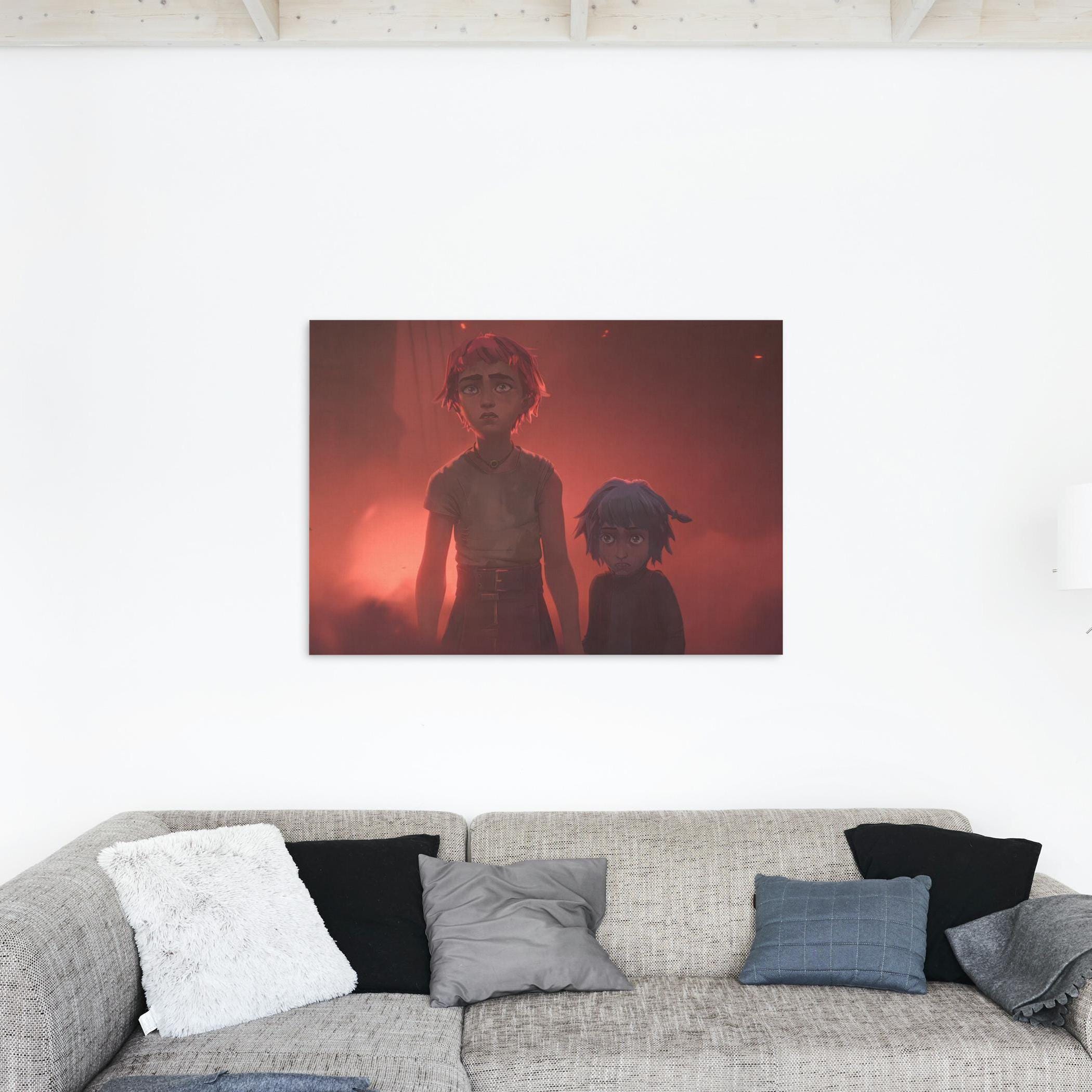 Arcane Digital Print Wall Art: Young Vi and Powder (jinx) - Etsy