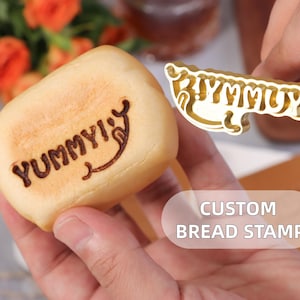 Custom Bread Branding Iron – Personalized Sourdough Bread Stamp, Bakery Logo Stamp