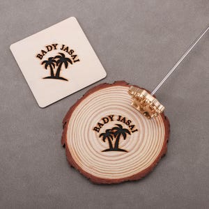 Coconut Branding Iron, Wedding Logo Coconuts, Custom Coconut Stamp, Wood Branding Iron For Woodworkers, Custom branding iron for Coconut