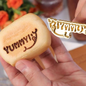 Custom Sourdough Bread Stamp, Personalized Logo Branding Iron, Custom Burger Stamp, Burger Food Branding Iron, Outdoor Grill Steak Stamp