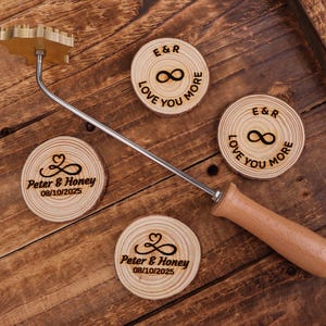 Personalized Brand Your Design Branding Iron Custom Logo Unity Ceremony Cattle Brand Grill for Wedding Gift, Gift Western Ranch Brand