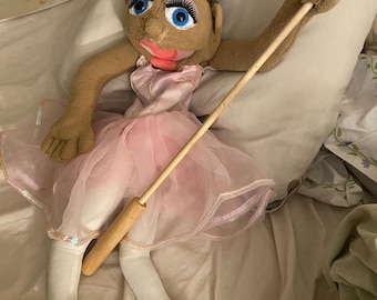 Melissa & Doug Tina Prima Ballerina Puppet, Vintage Hand Puppet (24 inches)