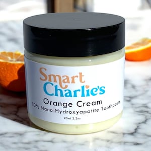 10% Nano Hydroxyapatite Toothpaste, Non-Toxic Orange Cream, Best Toothpaste for Sensitive Teeth, Organic Oral Care Toothpaste, Dental Health