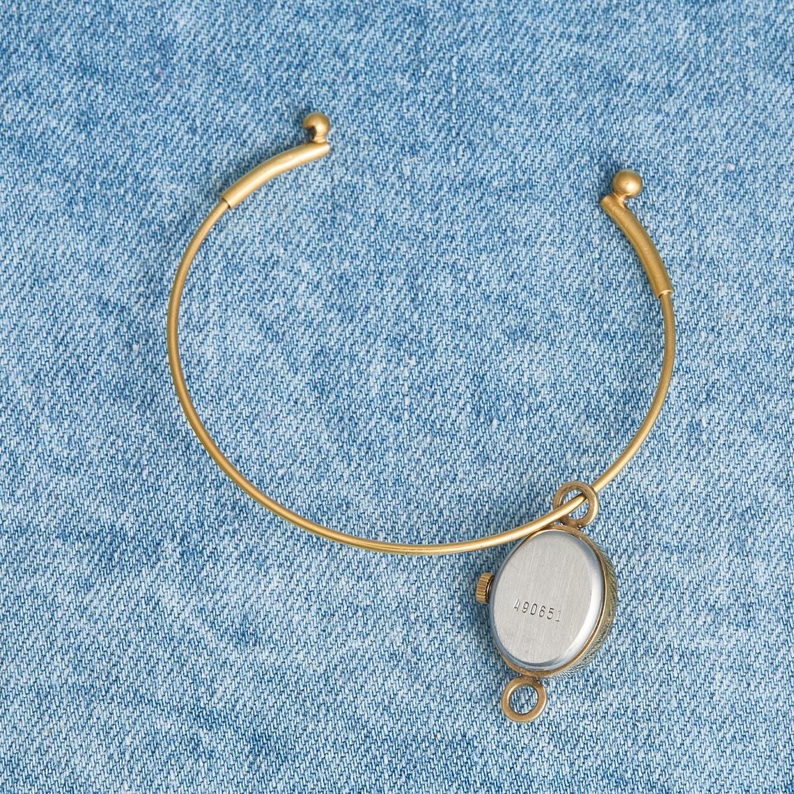 Vintage Small Cocktail Watch Chaika Watch Gold Plated Mechanical, photo 4 of 5